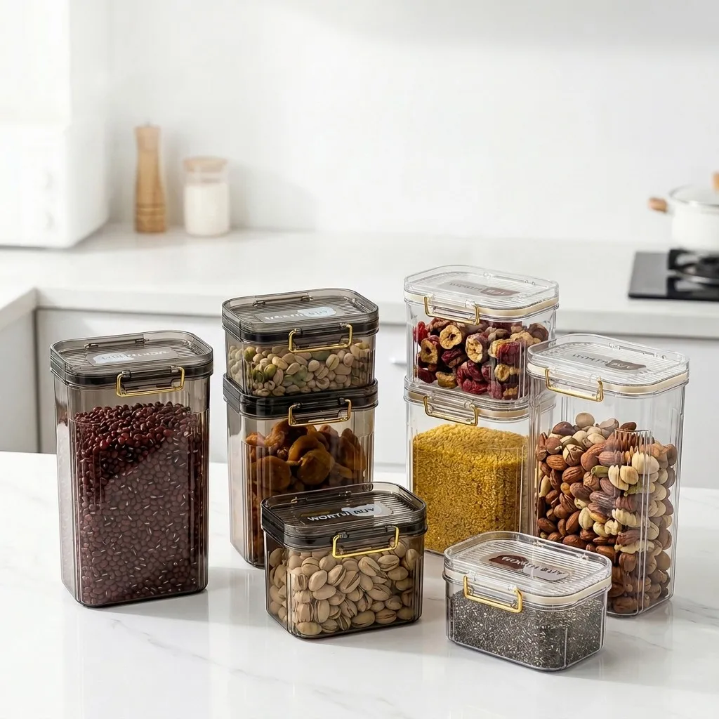 Food Storage With Dividers - Szczelne pojemniki do przechowywania żywności z