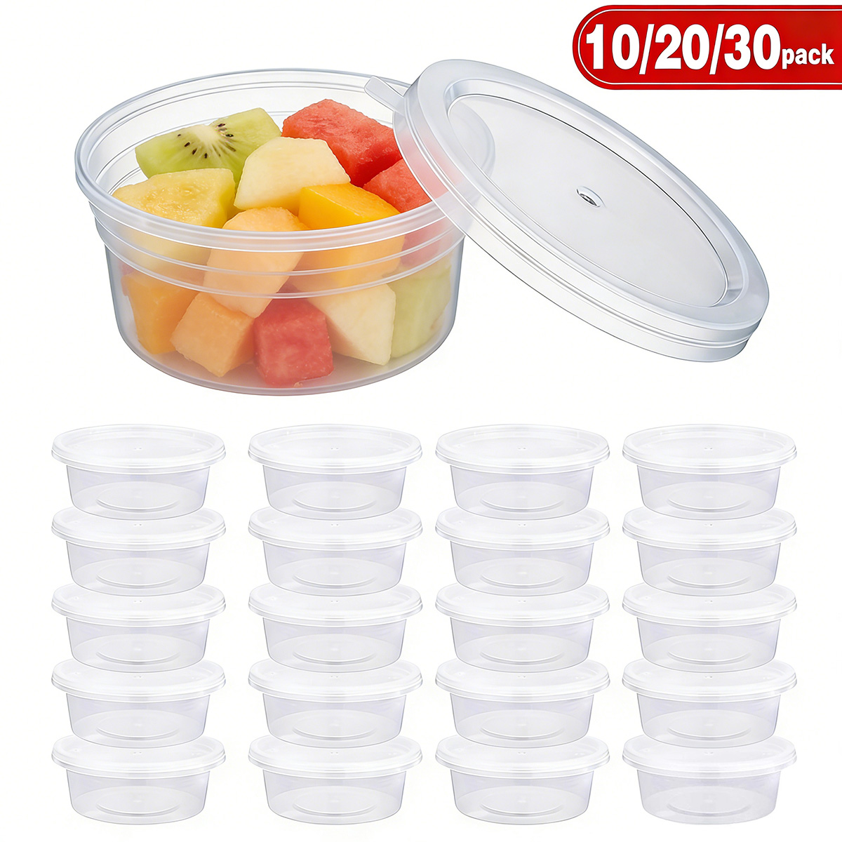 Food Storage Meals - Zestaw 10/20/30 małych pojemników na slime