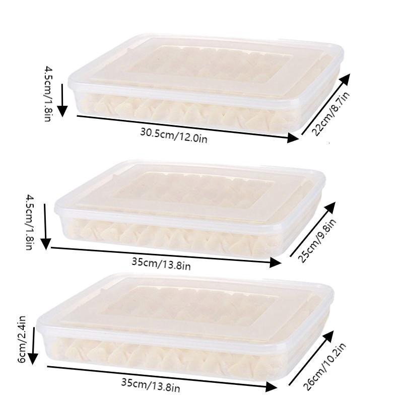 Food Storage With Dividers - Pojemniki na pierogi, owoce, warzywa, mięso,