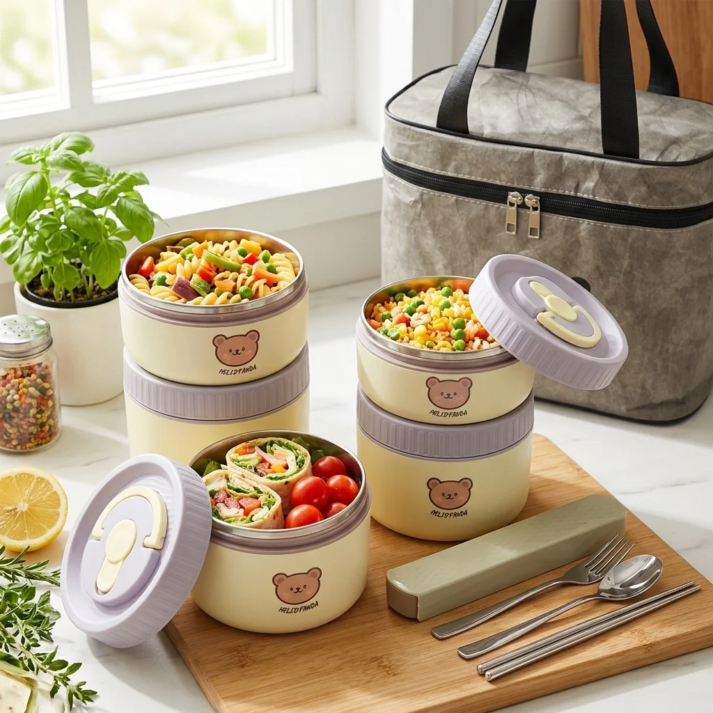 Food Storage Oven Safe - Termiczny pojemnik na lunch ze stali