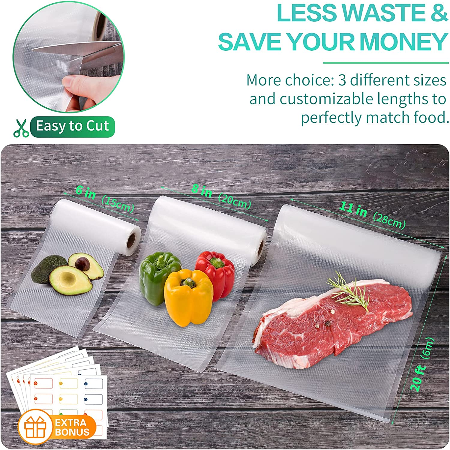 Worki do pakowania próżniowego – Food Storage Bag recenzja i cena