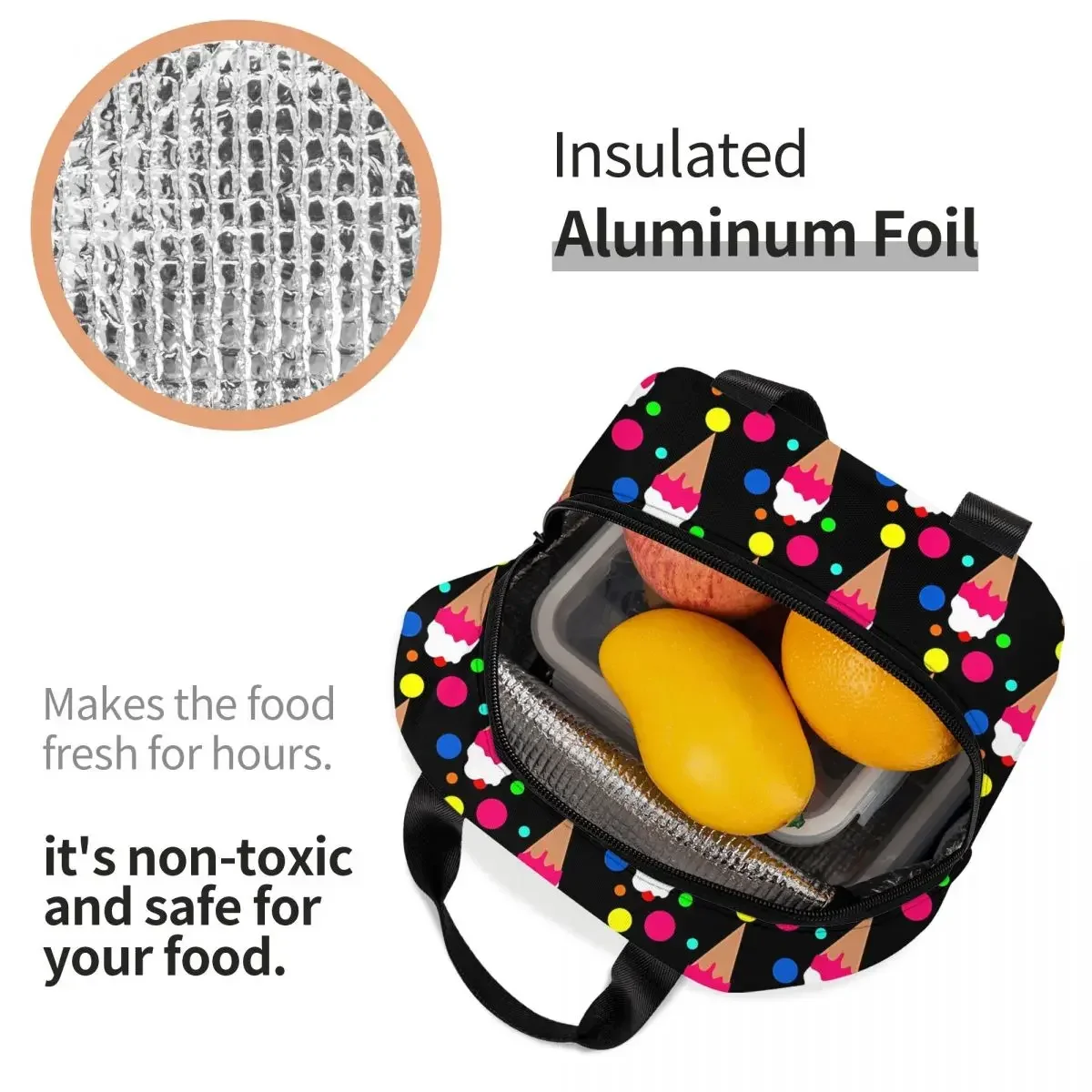 Kolorowa Przenośna Torba na Lu – Food Storage Bag recenzja i cena