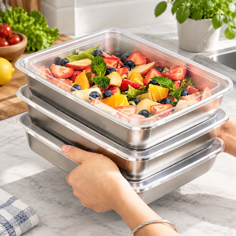 Zestaw 3 pojemników do przecho – Food Storage Meals recenzja i cena