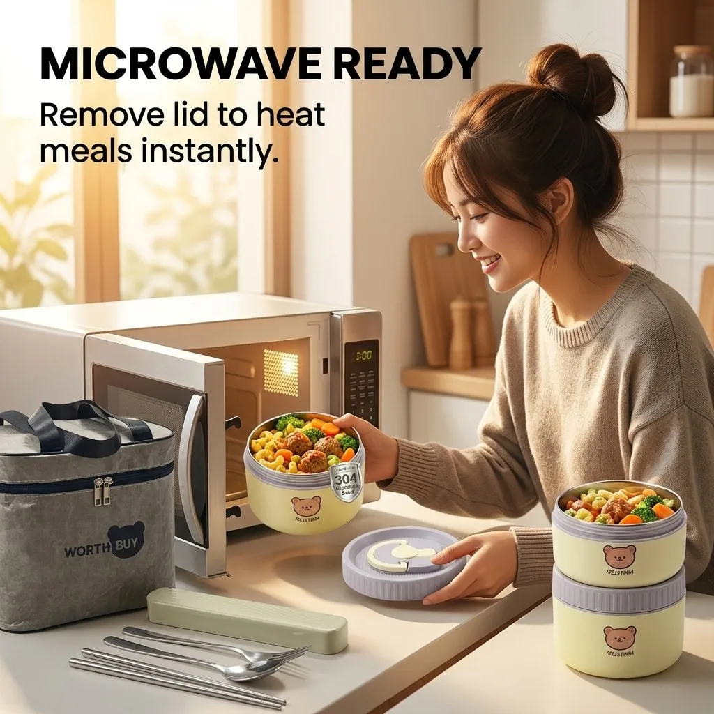 Termiczny pojemnik na lunch ze – Food Storage Oven Safe recenzja i cena