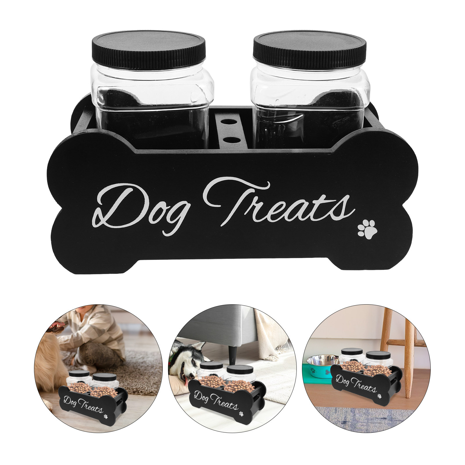 1 zestaw eleganckiego drewnian – Food Storage With Dividers recenzja i cena