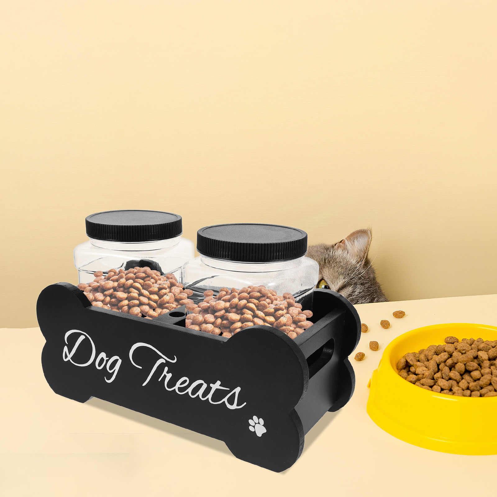 1 zestaw eleganckiego drewnian – Food Storage With Dividers recenzja i cena