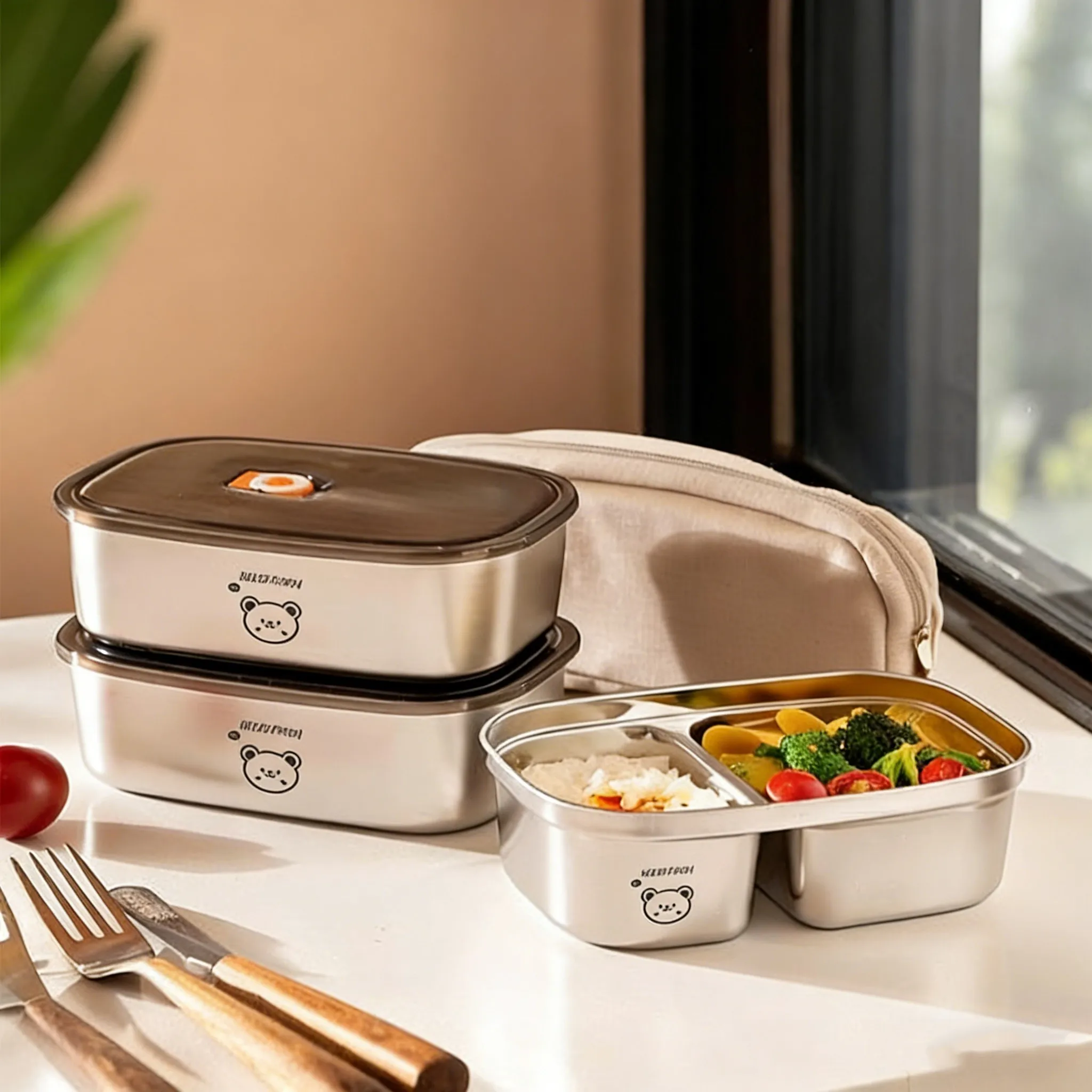 Duża pojemność, pojemnik na lu – Food Storage Oven Safe recenzja i cena